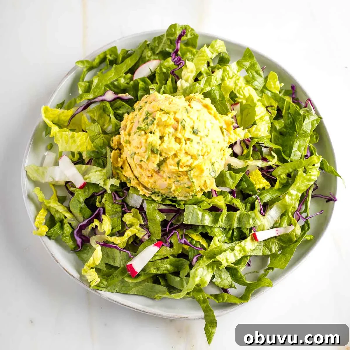 Crispy Vegan Chicken Salad with Creamy Herb Dressing 8 img 5211 7