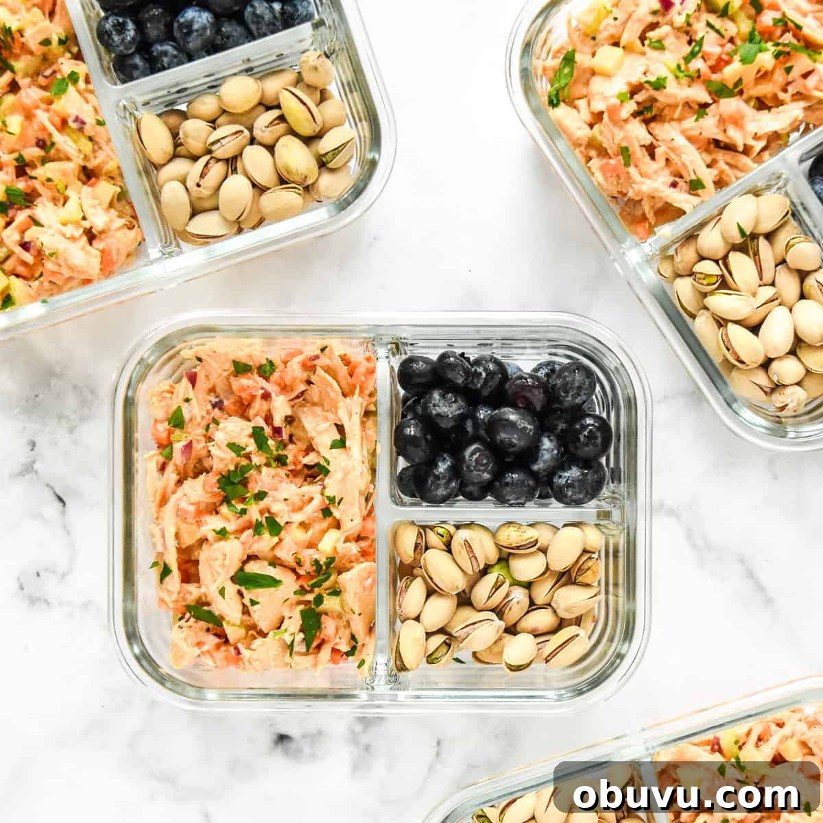 Hot and Cold Turkey Taco Meal Prep with Video Tutorial 5 Easy Buffalo Chicken Salad Meal Prep