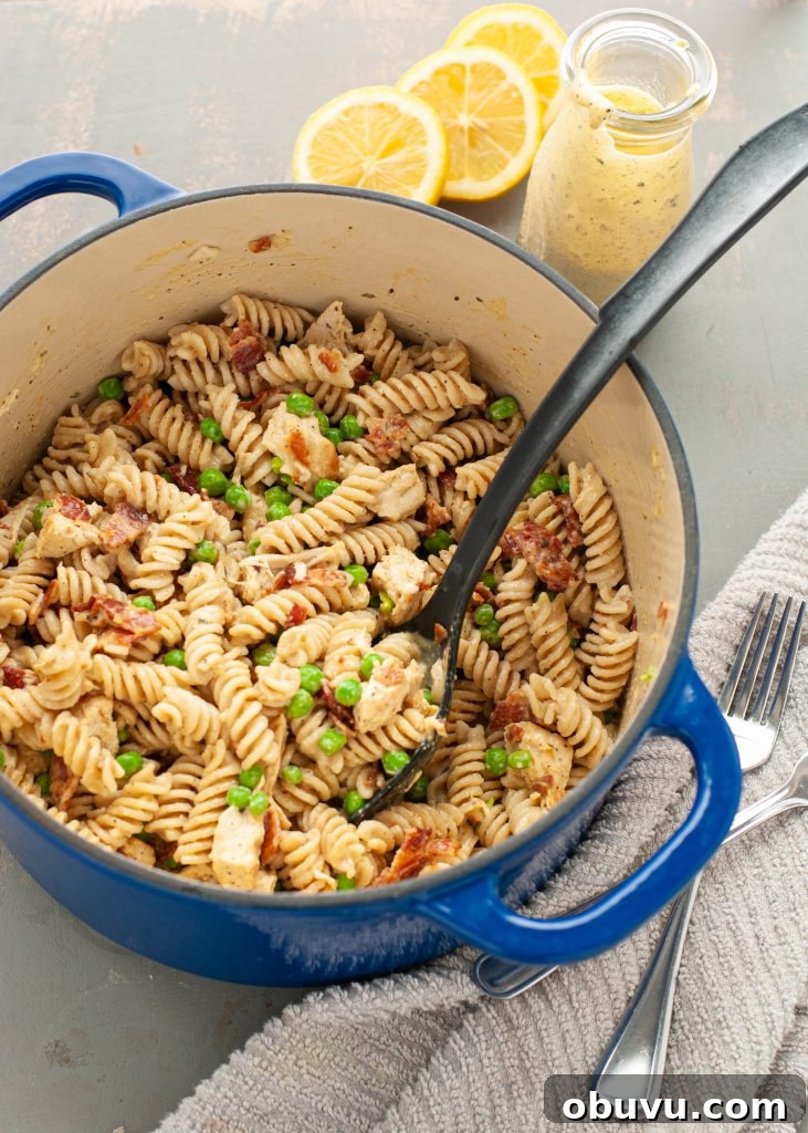 Gluten- and Dairy-Free Bacon, Pea & Lemon Pasta Salad 3 gluten-free-dairy-free-bacon-pea-pasta-salad