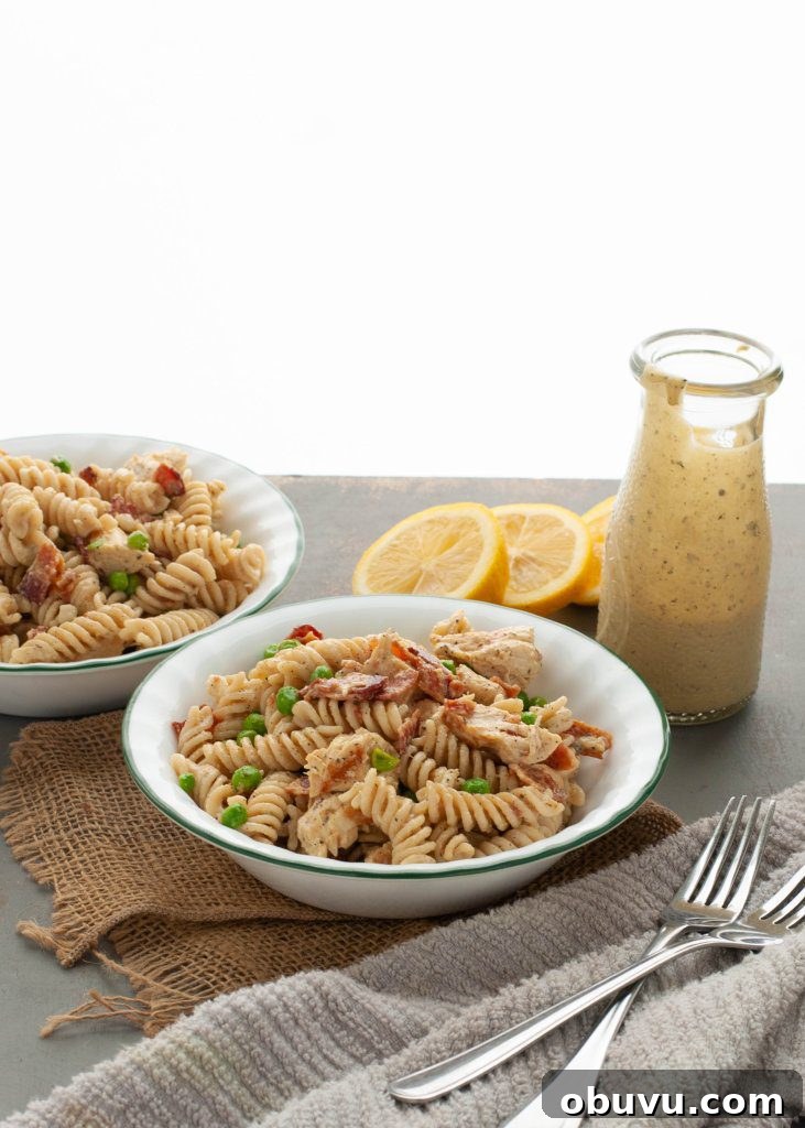 Gluten- and Dairy-Free Bacon, Pea & Lemon Pasta Salad 4 dairy-free-gluten-free-bacon-pea-pasta-salad
