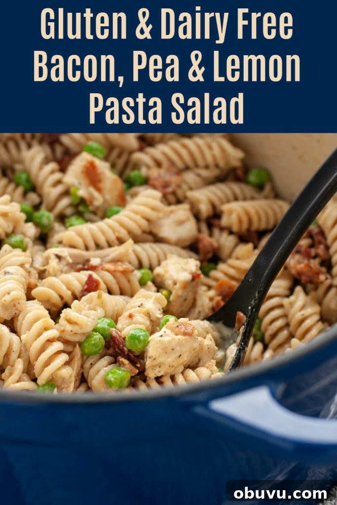 Gluten- and Dairy-Free Bacon, Pea & Lemon Pasta Salad 8 gluten-and-dairy-free-bacon-pea-and-lemon-pasta-salad-by-allergy-awesomeness