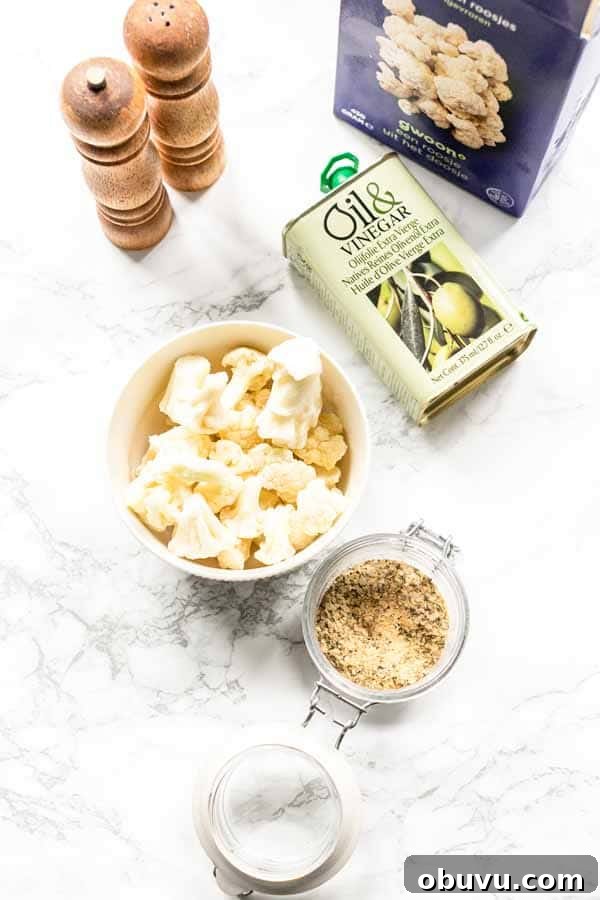 Crispy Air Fryer Frozen Cauliflower in 15 Minutes 3 This Air Fryer frozen cauliflower recipe turns into the most delicious roasted cauliflower. A great side dish that is on the table in no time. No mushy smells while cooking. Season with your favorite seasoning. A new family favorite.