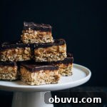 Raw Snickers Slice | Well and Full | #vegan #recipe