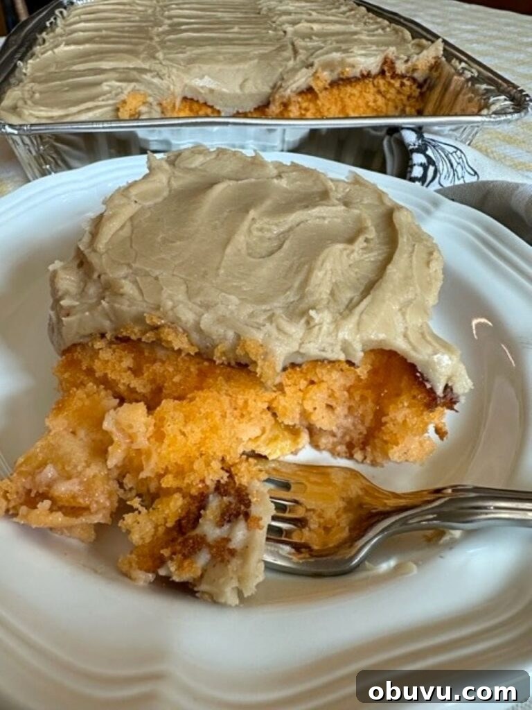 Irresistible Peach Cake Recipe You'll Make Again and Again 2 peach cake with caramel frosting
