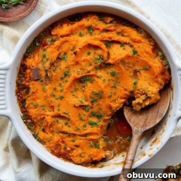 Sweet potato shepherd's pie