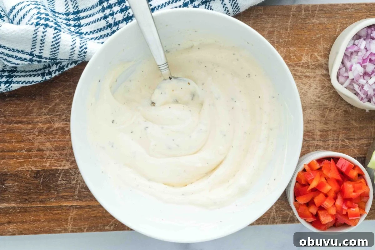 Chilled Cucumber and Chicken Salad with Creamy Dill Dressing 4 bowl of homemade creamy dressing.