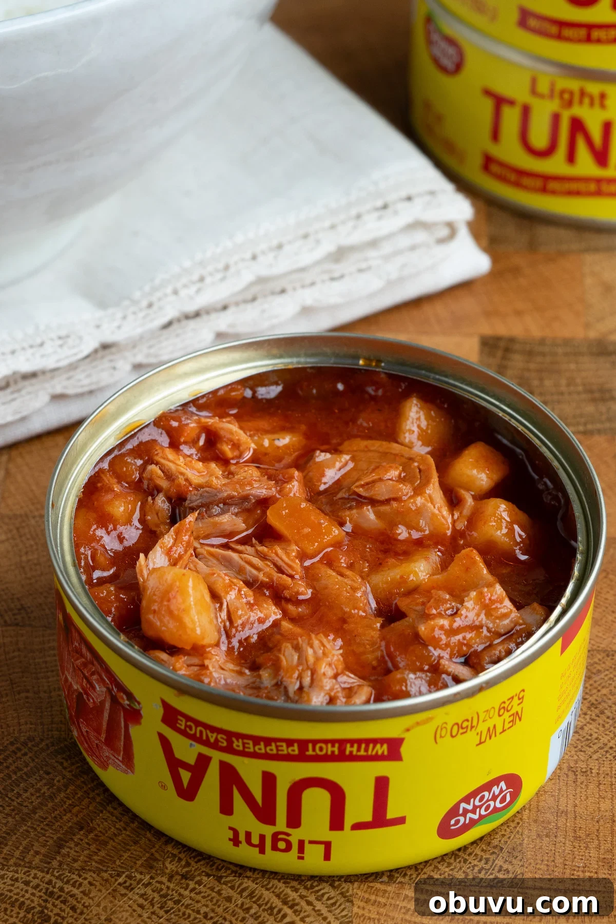 Korean Tuna Mayo Rice Bowl (Chamchi-Mayo) 4 Cans of Korean tuna