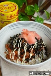 Korean Tuna Mayo Rice Bowl (Chamchi-Mayo) 6 Mixed tuna and rice