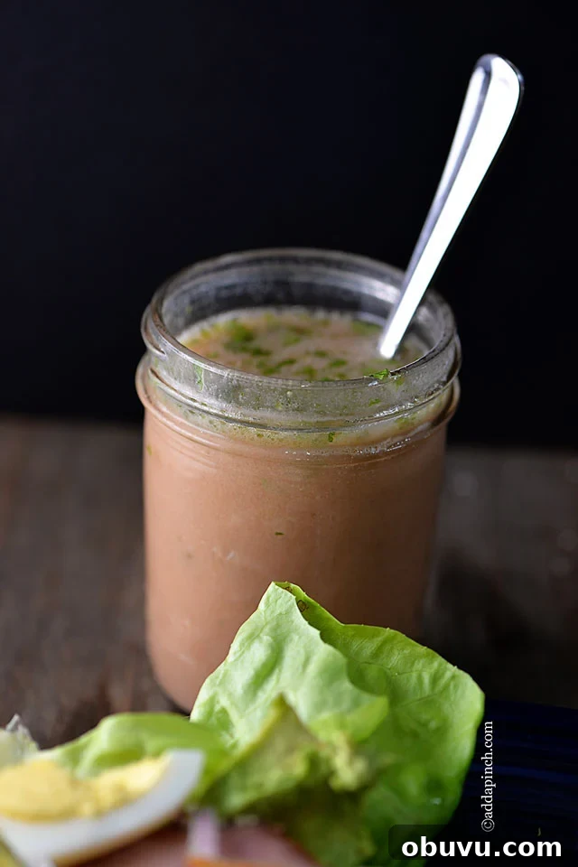 Red Wine Vinaigrette Recipe | ©addapinch.com