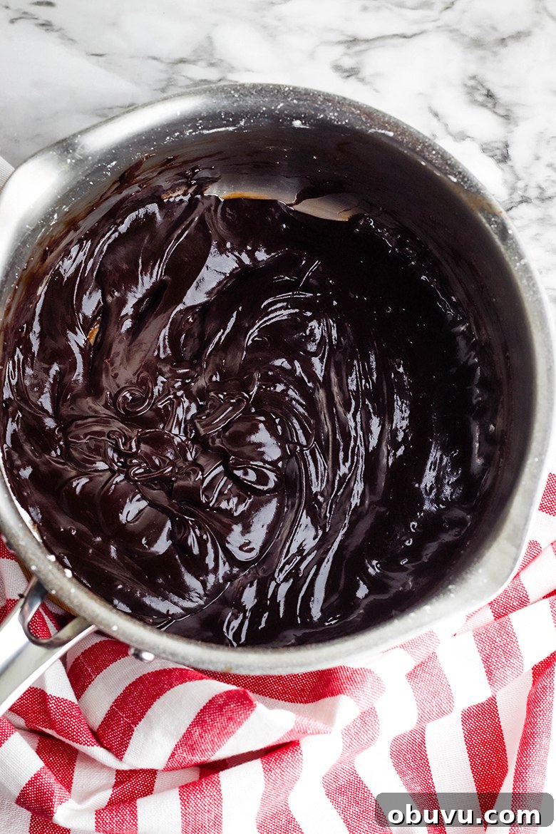 Chocolate Peppermint Pound Cake Recipe — Festive Holiday Dessert 11 Chocolate Peppermint Topping For Cake in Mixing Bowl