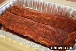 Sticky Smoked Ribs with Savory BBQ Sauce 5 Leave the ribs sitting until you get a "wet" look