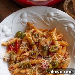 Sun-Dried Tomato Penne with Olives & Artichokes 9 penne with tomatoes, olives, and artichokes