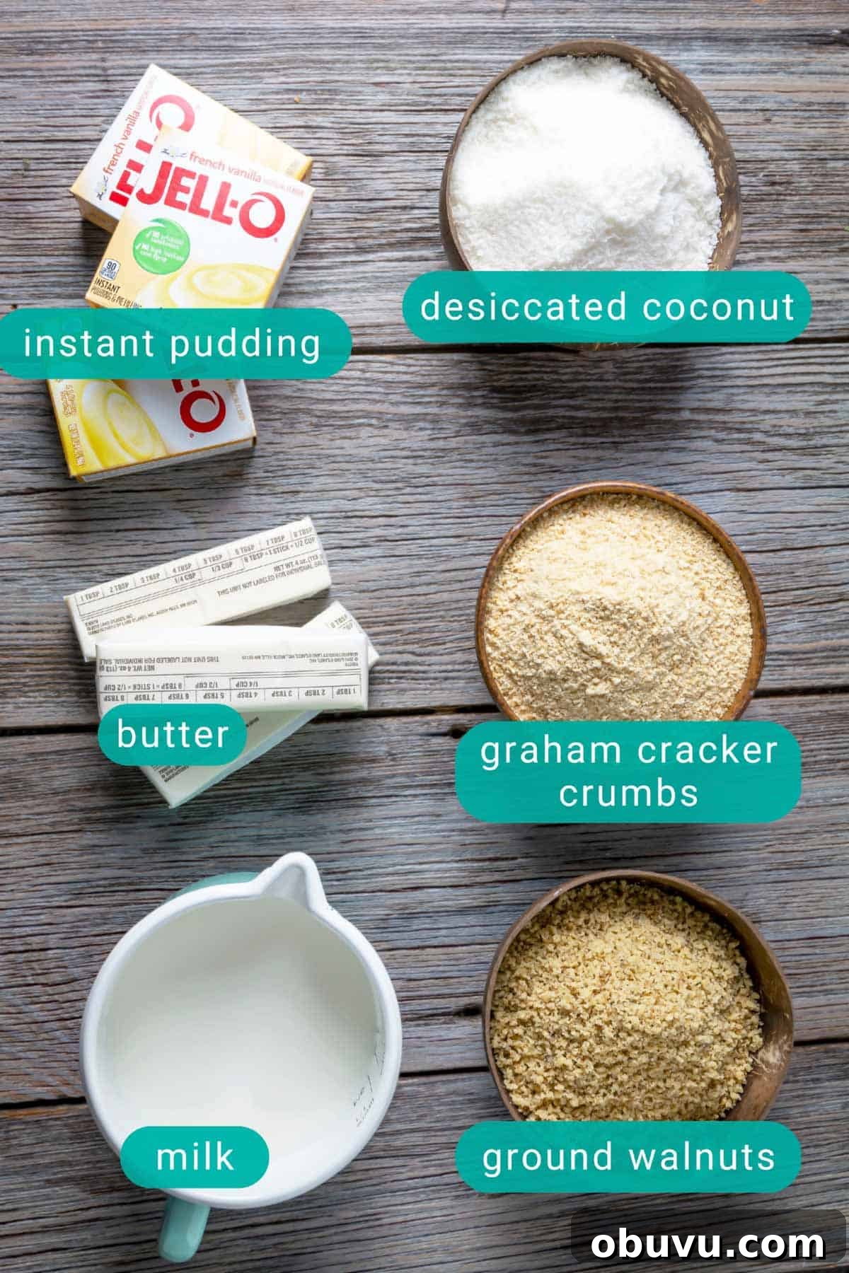 No-Bake Serbian Sand Cake Recipe — Traditional No-Heat Dessert 3 Six ingredients for easy no-bake Serbian sand cake.