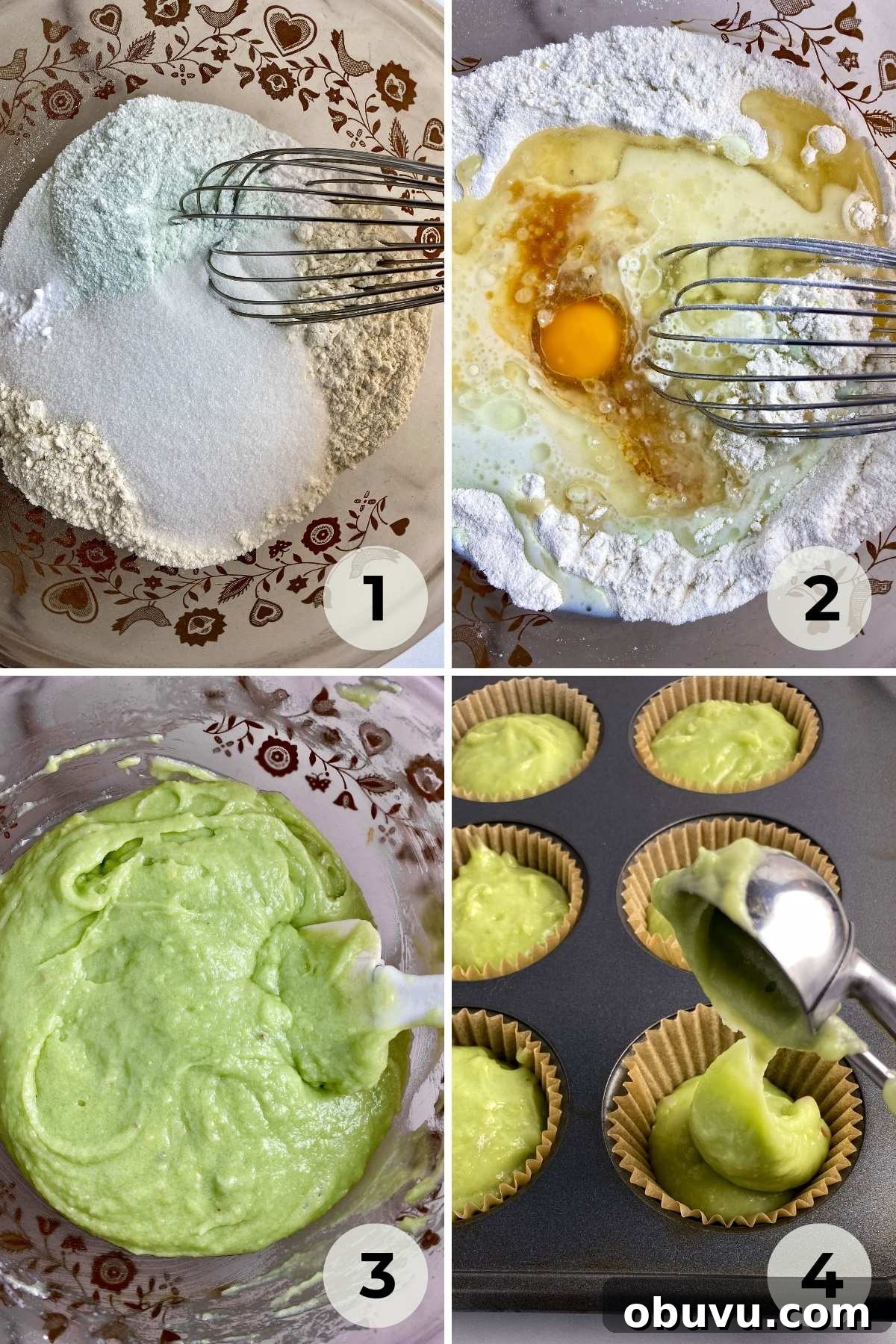 Dairy-Free Pistachio Muffins: Bakery-Style Recipe 5 Step-by-step graphic