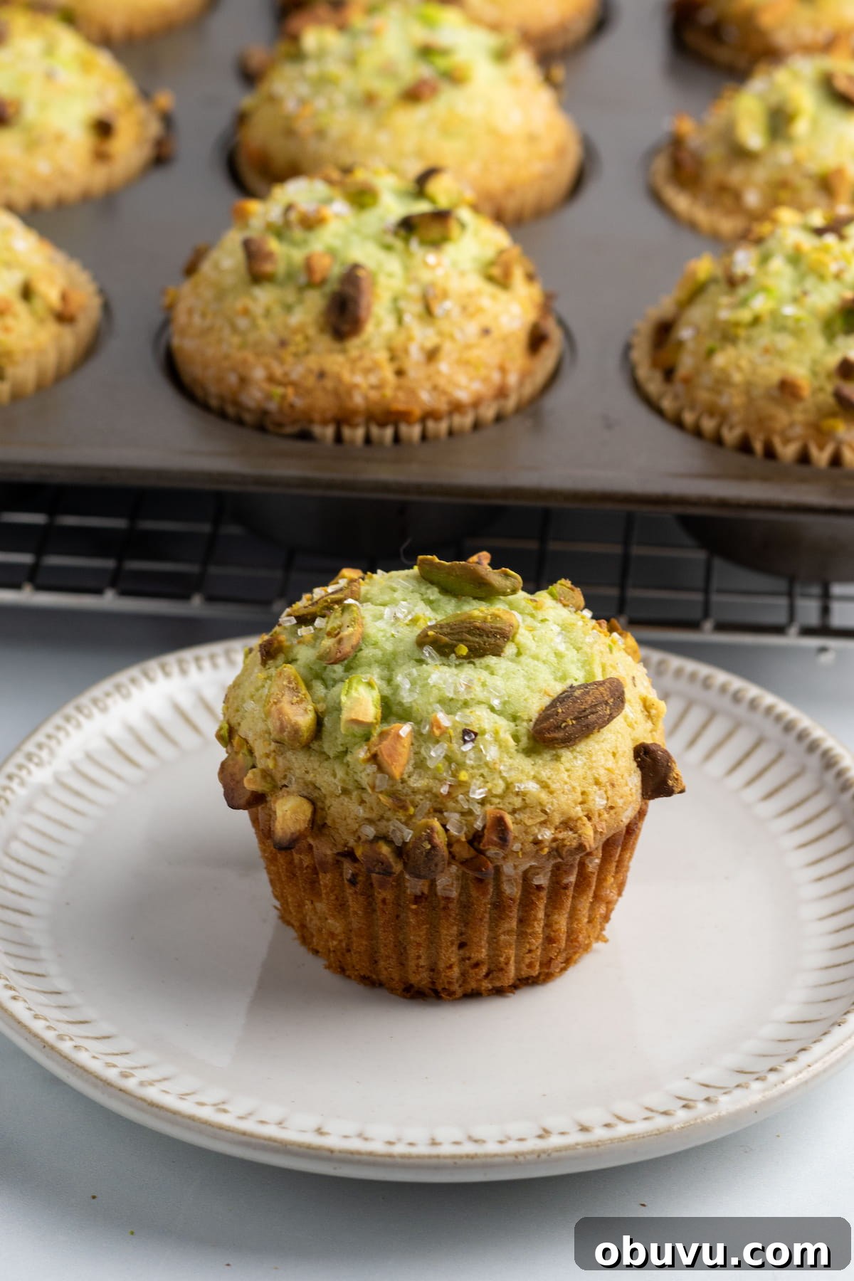 Dairy-Free Pistachio Muffins: Bakery-Style Recipe 7 Fresh pistachio muffins