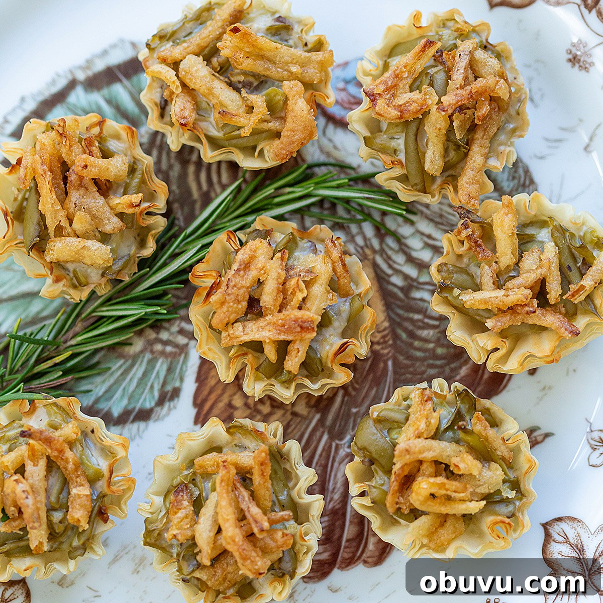 Thanksgiving Green Bean Casserole Bites: Mini Side Dish Recipe 3 green bean casserole cups thanksgiving appetizer