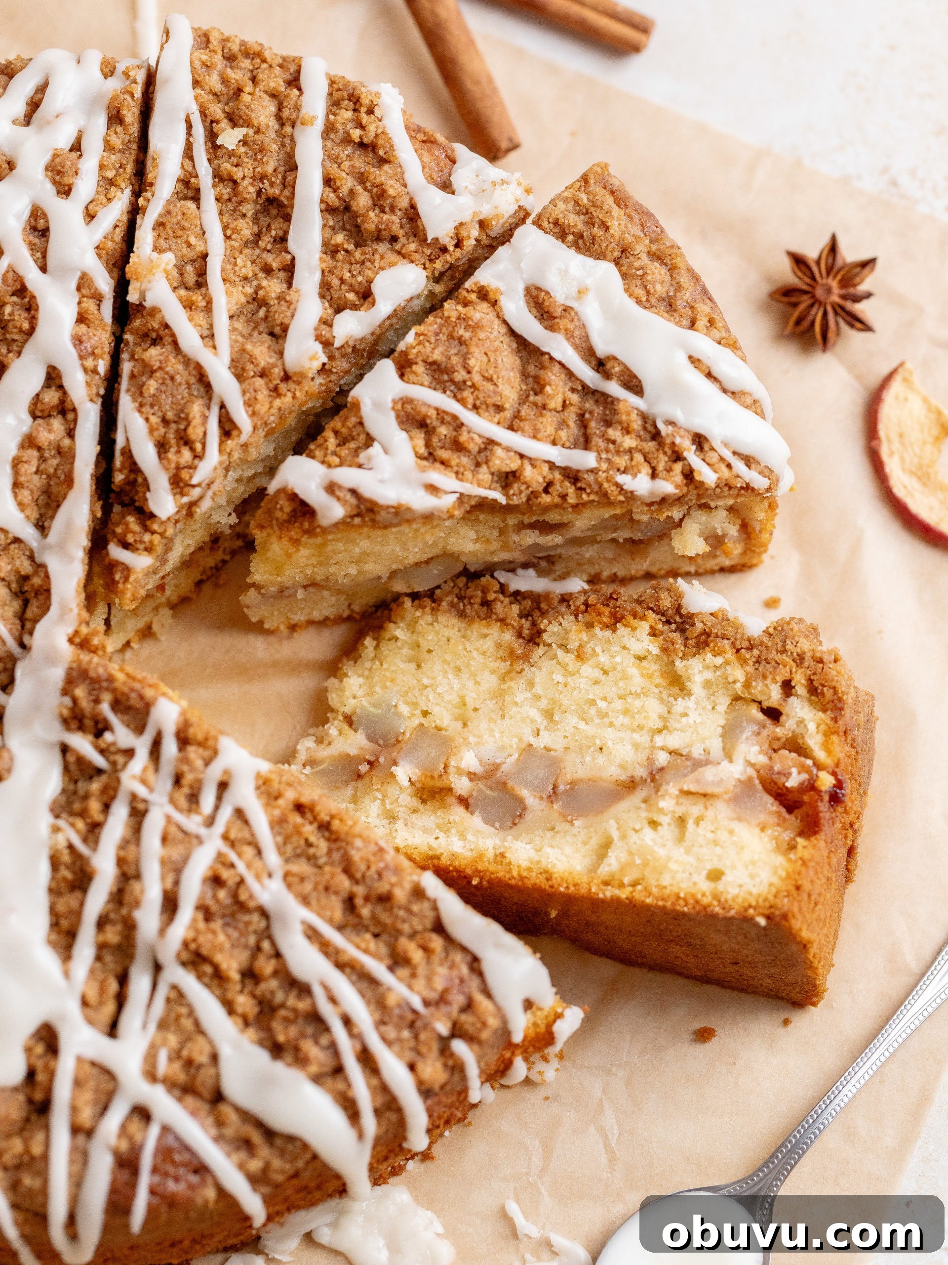 Classic Apple Crumb Cake Recipe — Tender, Spiced & Crunchy 2 Apple Crumb Cake whole