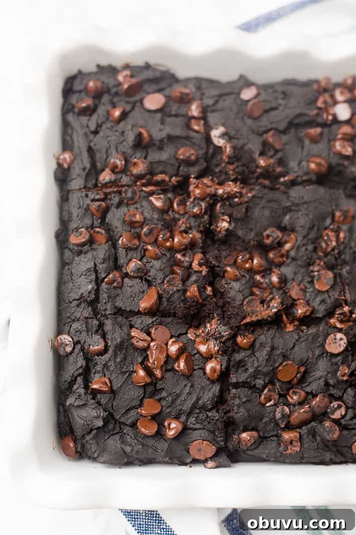 These are actually black bean brownies but you'd NEVER know! They're flourless, gluten-free, and naturally sweetened.
