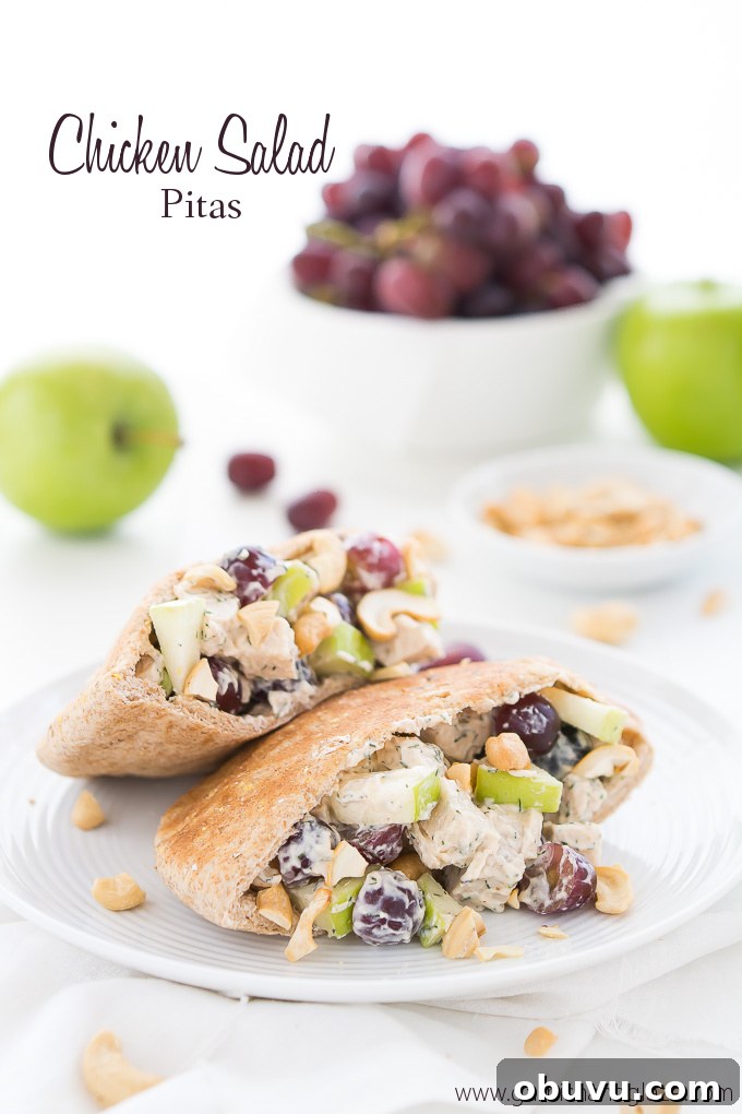 Chicken Salad Pitas | Garnish & Glaze