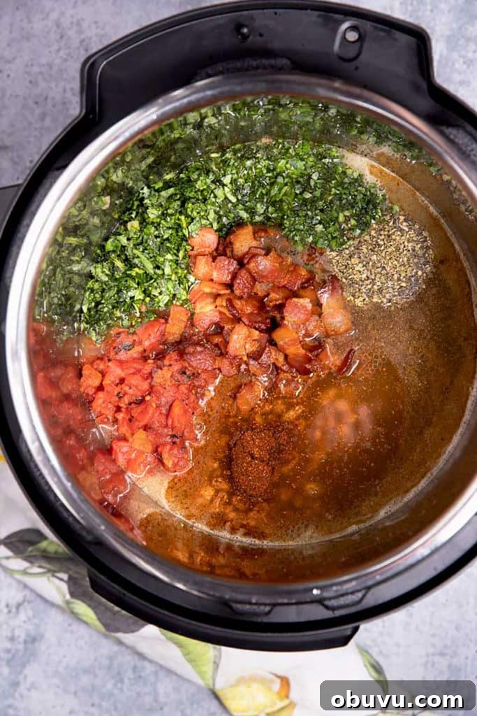 Authentic Charro Beans Recipe (Ranchero Beans) 9 ingredients to make charro beans in an instant pot