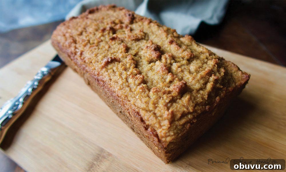 19 Cozy Low-Carb Breakfasts You’ll Crave Every Morning 11 Gingerbread on wooden cutting board with knife.
