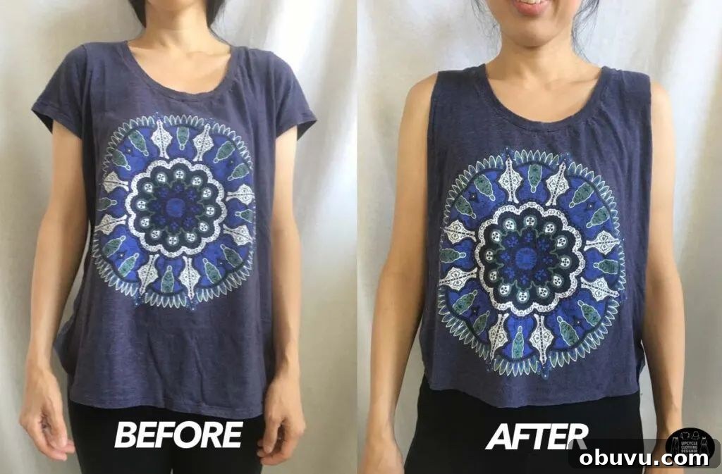37 Creative DIY T-Shirt Ideas to Upgrade Your Wardrobe 19 DIY Muscle Tank