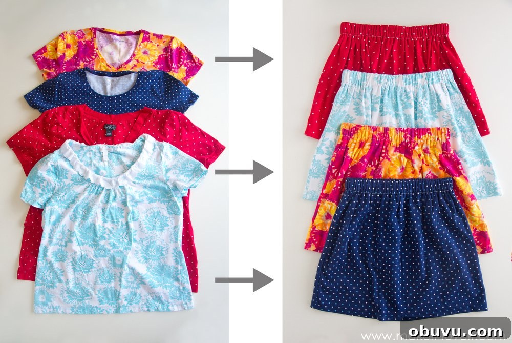 37 Creative DIY T-Shirt Ideas to Upgrade Your Wardrobe 24 Shirt Into Skirt