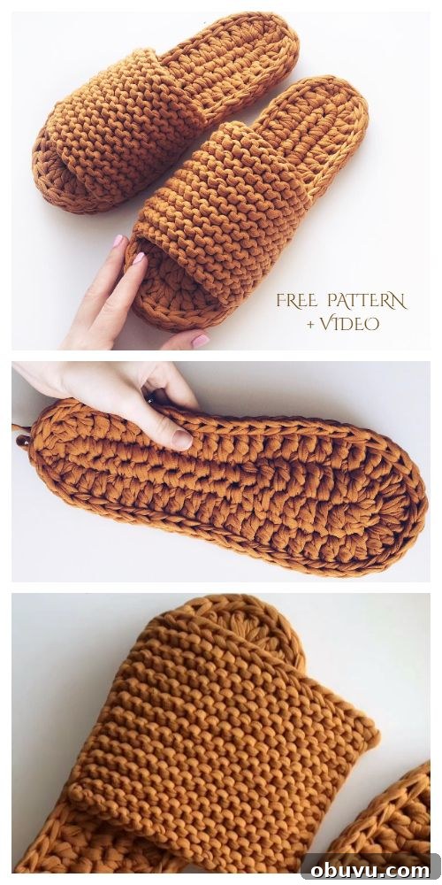 37 Creative DIY T-Shirt Ideas to Upgrade Your Wardrobe 26 Chunky T-Shirt Yarn Crochet Slippers