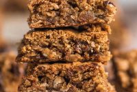 Chewy Vegan Oatmeal Chocolate Chip Cookie Bars