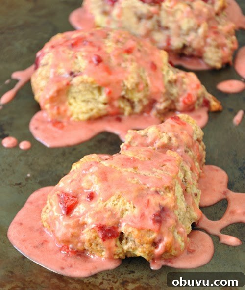Strawberry Lemonade Scones