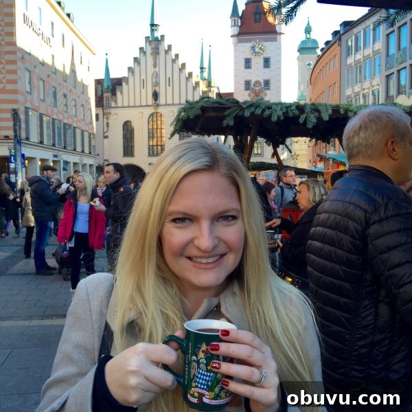 Kit at Christkindlmarkt