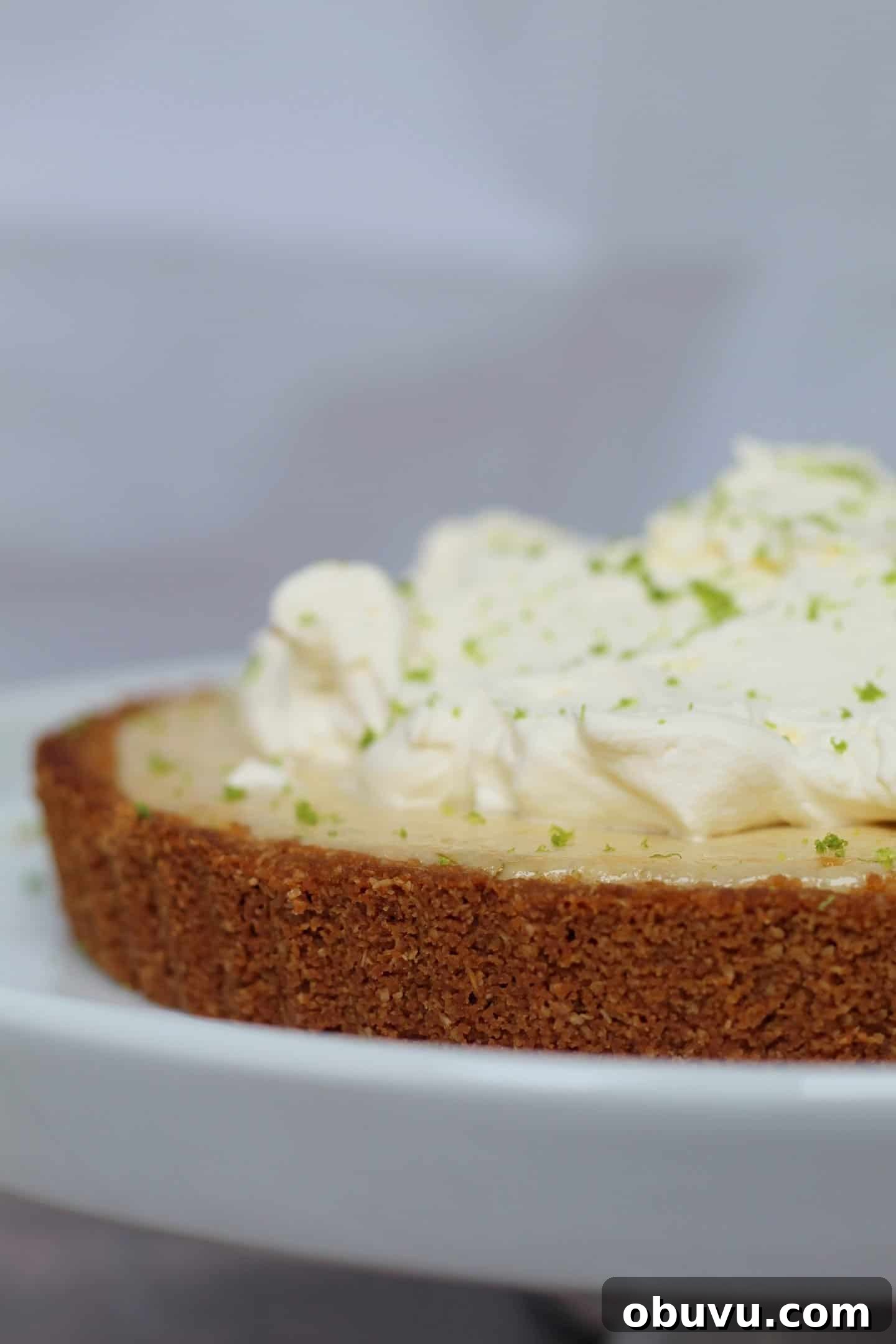 A gluten free key lime pie.