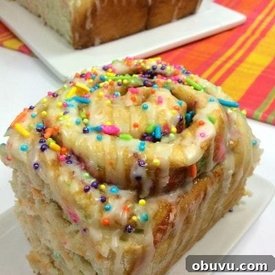 Funfetti Cinnamon Rolls Recipe