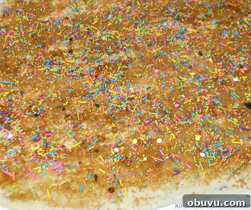 brown sugar and sprinkles