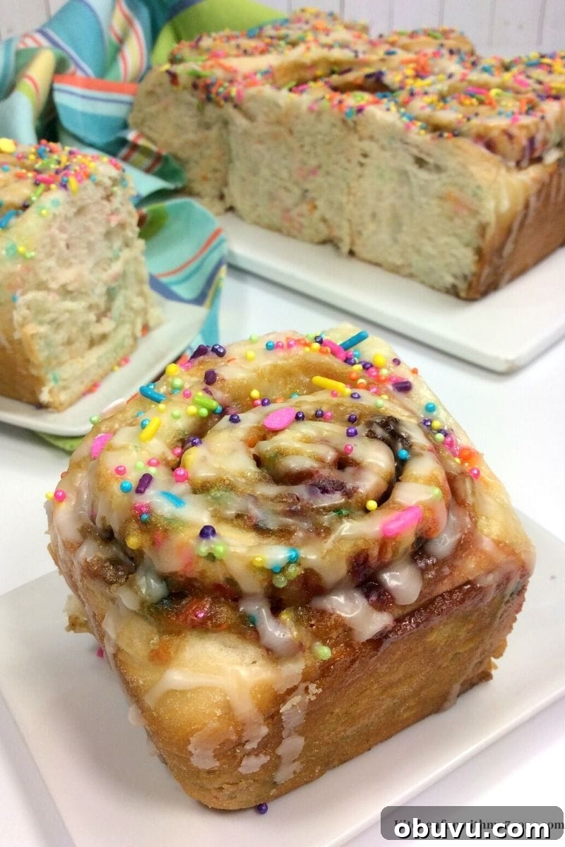 Funfetti Cinnamon Rolls Recipe